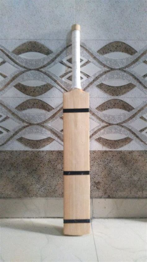 Brown Kashmir Indian Willow Long Handle Wooden Cricket Bat Size Full