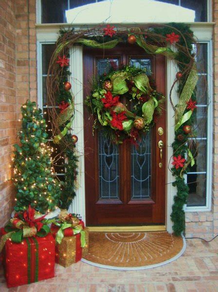 Christmas Front Porch Decorating Ideas Pretty Designs