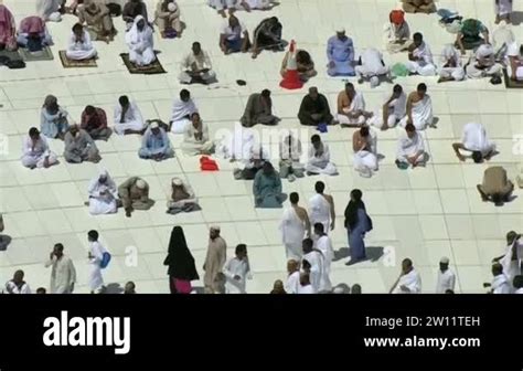 Mecca Saudi Arabia August Pilgrims All Over The World Perform