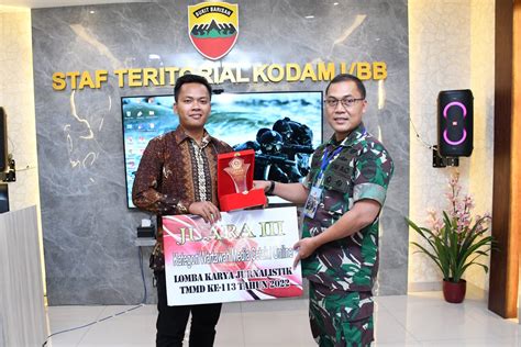 Sabet Juara Wartawan CentralBatam Harumkan Nama Kodam I Bukit Barisan