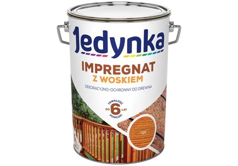 Impregnat Do Drewna Z Woskiem Jedynka Tek 5 L Trops