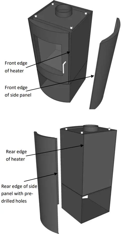 Nectre N N Curved Wood Fireplace Instruction Manual