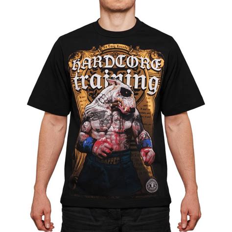 Футболка Мужской Hardcore Training черный размер Хлопок оверсайз Италия купить c доставкой