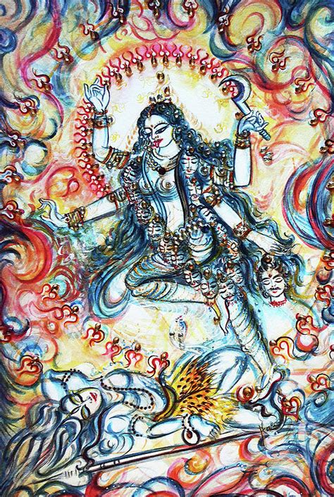 Maa Kali Blessings Painting By Harsh Malik Pixels