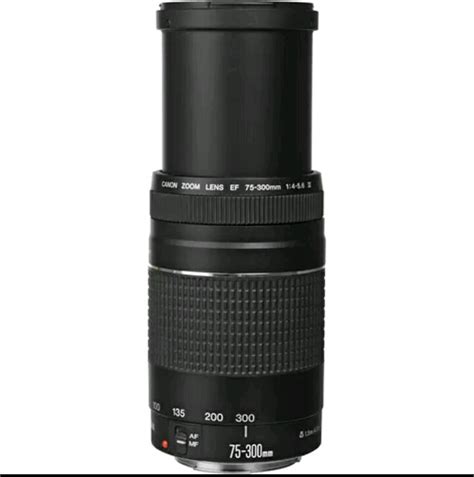 Jual Lensa Tele Zoom Kamera Dslr Canon Ef 75 300mm 75 300 F4 56 Iii