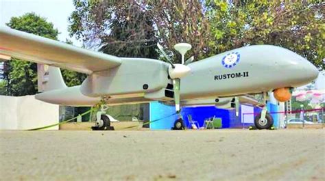 Rustom Ii Uav Makes Maiden Flight