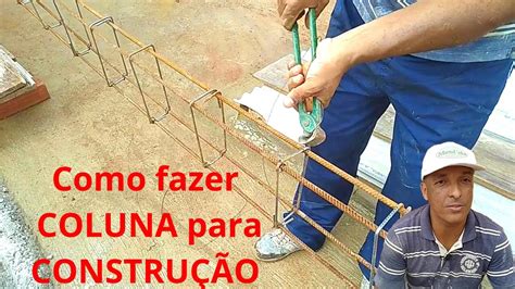 Como fazer COLUNA para CONSTRUÇÂO YouTube