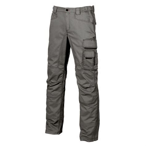 U Power Pantalon De Travail Gris Clair Smile Gris Clair