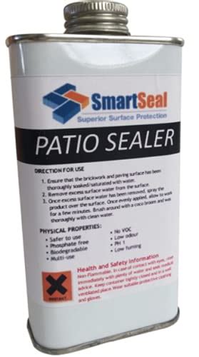 Buy Smartseal Patio Sealer Protects Concrete Precast Slabs Stone Paving A Wet Look Patio