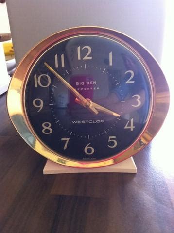 Vintage Westclox Big Ben Repeater Alarm Clock Made In Scotland Retro