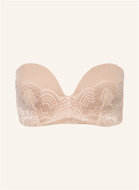 wonderbra Push-up-BH ULTIMATE STRAPLESS LACE in hellorange