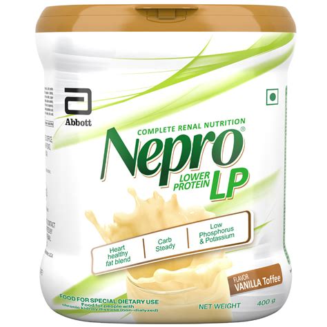 Nepro Lower Protein Vanilla Toffee Flavoured Powder For Renal Care 400