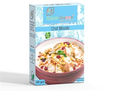 Home Queen Chaat Masala Packaging Size G Packaging Type Box At