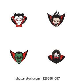 Vampire Logo Design Stock Vector (Royalty Free) 1286884087 | Shutterstock