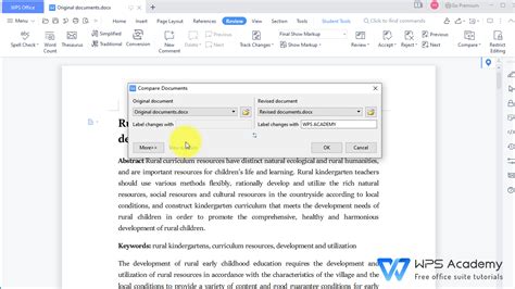 How To Compare Two Documents In Word Wps Office Academy