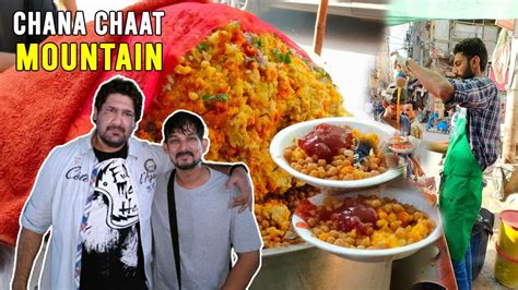 50 Years Old Famous CHANA CHAAT WALA In Karachi RS 80 Only Amazing