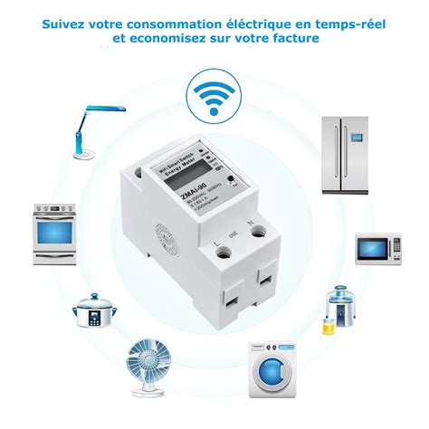 Commutateur Intelligent Wifi De Compteur D Nergie Intelligent Tuya