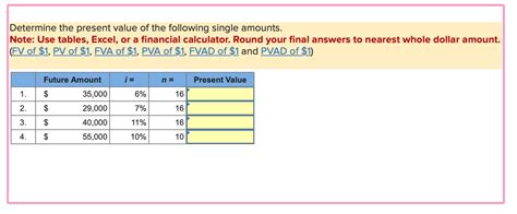 Solved Determine The Present Value Of The Following Single