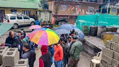 In Pictures Strong Flash Flood Hits Sikkim Rescue Operations Underway