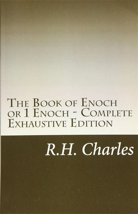 Buy The Book Of Enoch Or Enoch Complete Exhaustive Edition Book