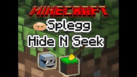 Minecraft Mini Games Splegg E Hide N Seek YouTube