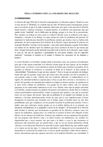 TEMA 1 INTRODUCCION A LA FILOSOFIA DEL SIGLO XIX Pdf