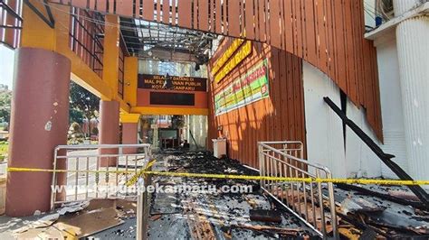 Nasib Gedung Utama Mpp Pekanbaru Pasca Kebakaran Tunggu Hasil Labfor