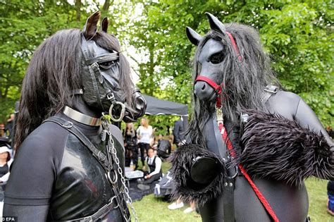 Wave Gotik Treffen Festival Sees 20000 Gather In Germany Daily Mail