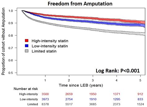 High Intensity Statin Therapy Reduces Risk Of Amputation And