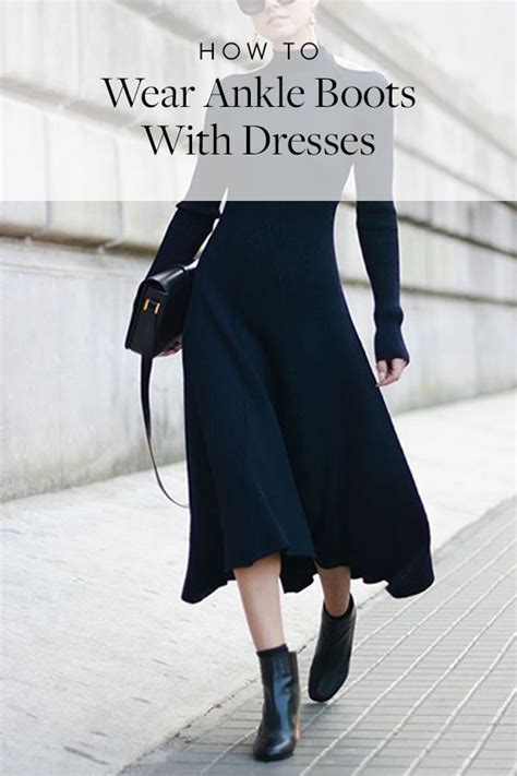 How To Wear Ankle Boots With Dresses Ankle Boots Dress Dress With