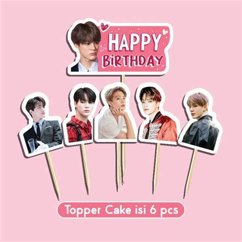 Jual Topper Cake Jeno Nct Hiasan Kue Happy Birthday Dekorasi Kue Tart