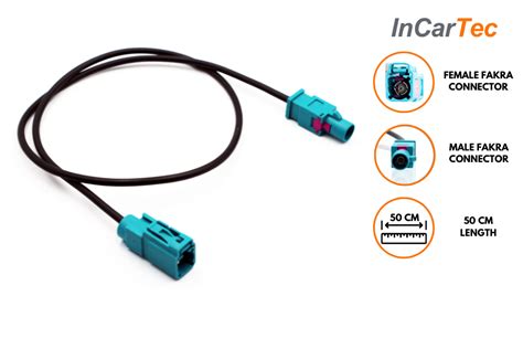 Cm Male Fakra To Female Fakra In Car Radio Aerial Antenna Extension