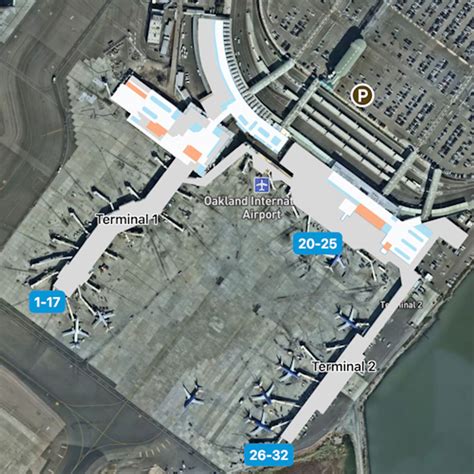 Oakland Airport Map: Guide to OAK's Terminals