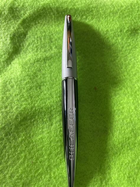 Sheaffer Taranis Metallic Chrome Ball Point Pen Usa Seller