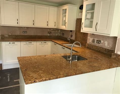 Kashmir Gold Granite Worktop Kashmir Gold Granite Kitchen