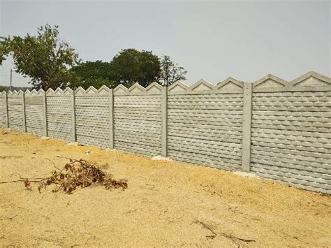 Precast Concrete Wall For Boundaries Feature Durable High Strength