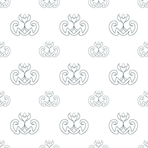 Premium Vector Hand Drawn Repeat Pattern Seamless Vector Pattern