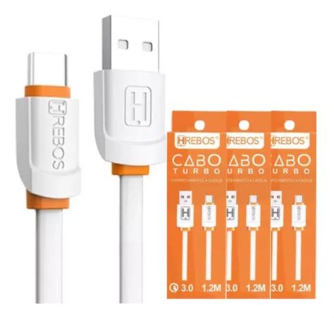 Cable Hrebos Usb Tipo C Naranja Con Entrada Cables Y Adaptadores De