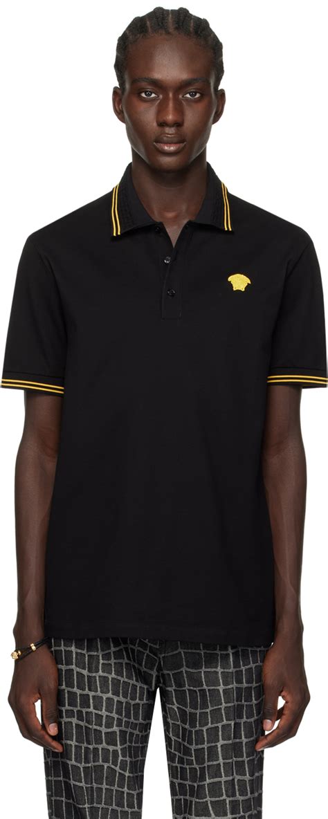 Versace Black Medusa Polo Versace