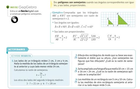 Las Matemáticas en 2º de Secundaria El blog de Chema SEMEJANZA