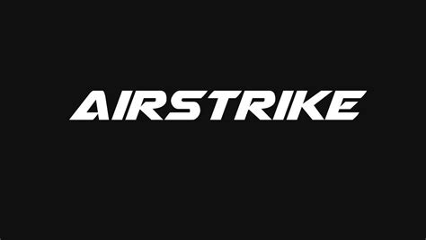 Airstrike Font Free Download