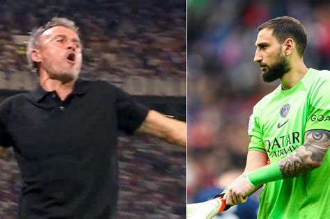 Donnarumma Sfuriata Plateale Di Luis Enrique Che Rimproveri A Gigio