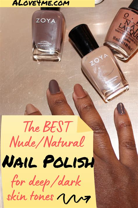 The Best Nude Nail Polish For Dark Skin Artofit