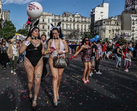 Argentina Pride march hails progress, calls for more rights laws