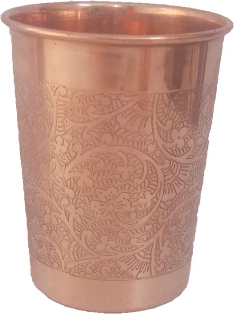 Buy Parijat Handicraft Copper Tumbler Pure Copper Tumbler For