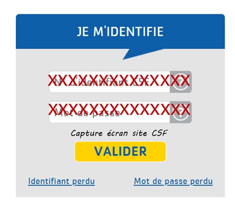 Mon compte CSF Assurances Accès à votre espace personnel