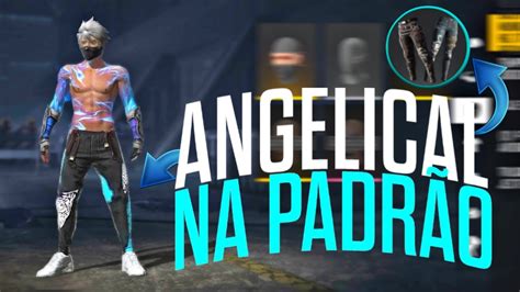 TEXTURA DA CALÇA ANGELICAL NA PADRÃO NA NOVA ATUALIZAÇÃO DO FREE FIRE