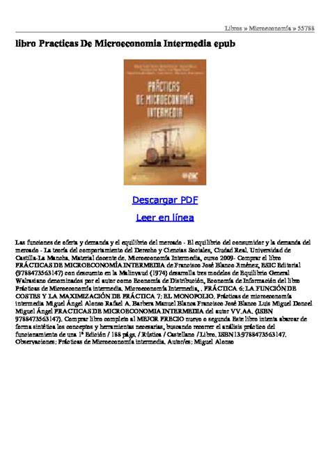 Practicas De Microeconomia Intermedia Pdf Pdfcoffee