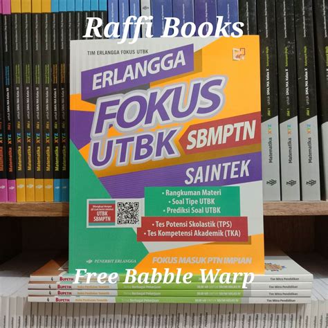 Buku Fokus Utbk Sbmptn Saintek Erlangga Original Lazada Indonesia