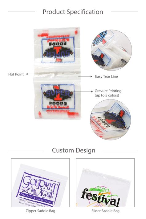 Ytbagmart Manufacturer Custom Resealable Pe Wicket Bag Food Grade